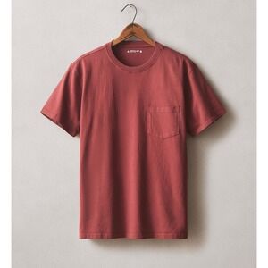 NEW American Giant Mens Pocket Crew Neck T Shirt 2XL Made USA 100 Cotton